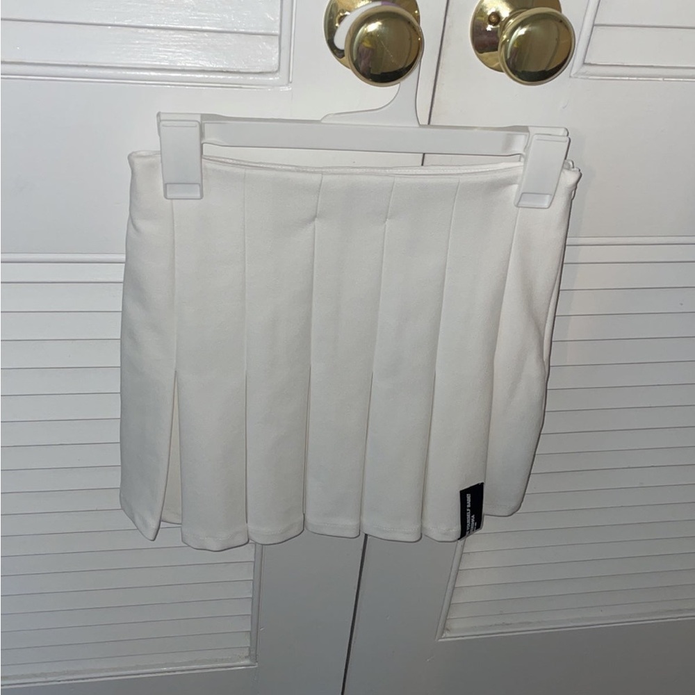 Bershka pleated mini skirt